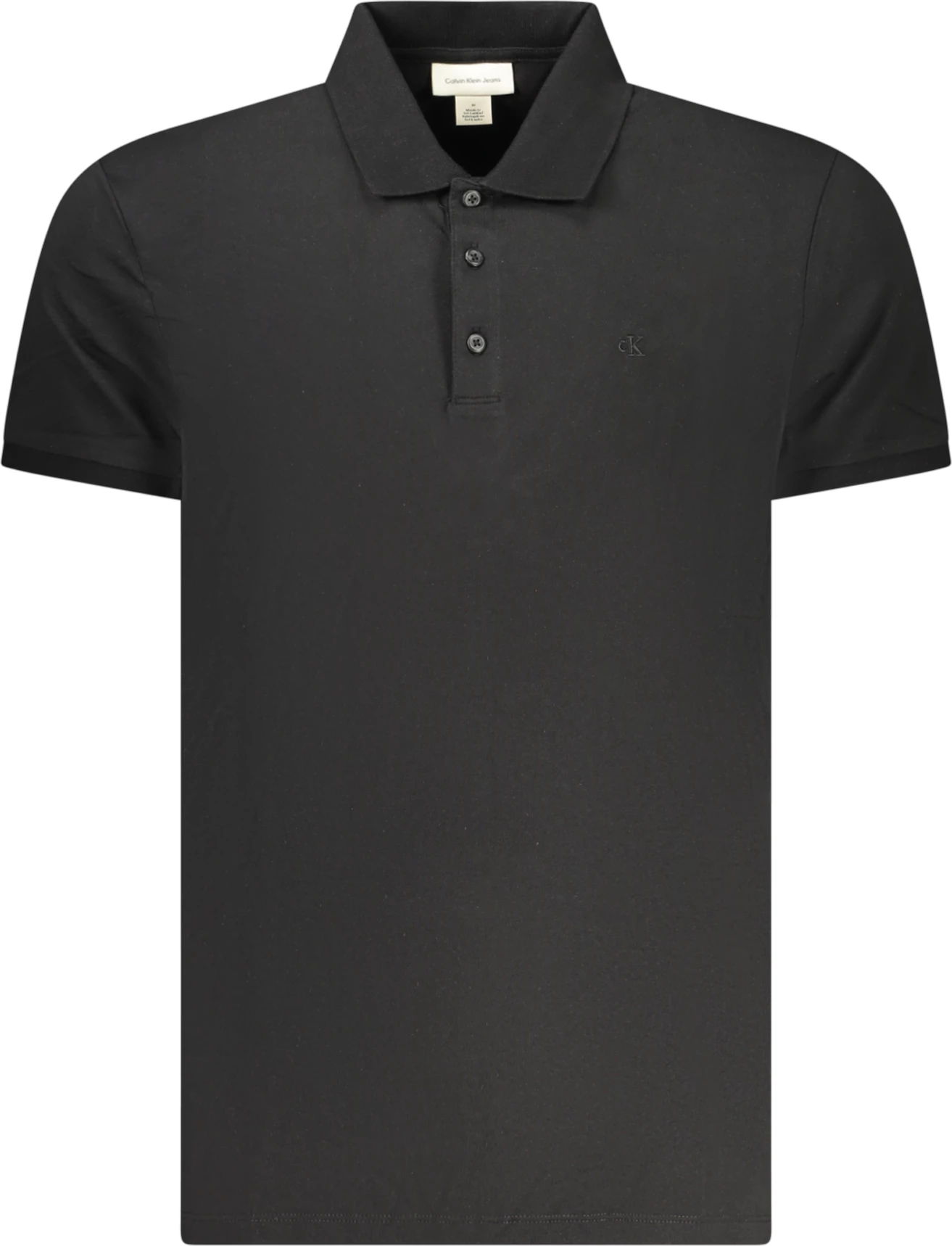 Polo për meshkuj Calvin Klein, e zezë