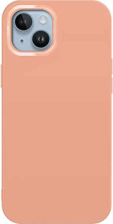 Mbështjellës silikoni satin ONASI 16268 për iPhone 14 Pro, Peach