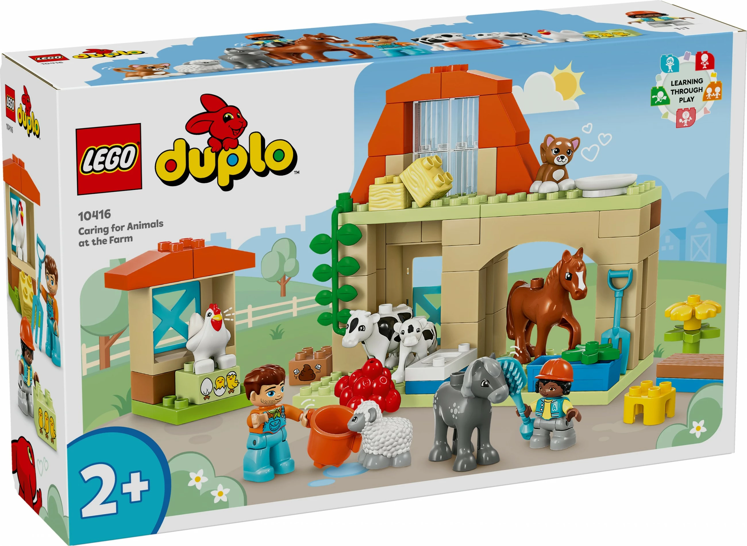 Set ndërtimi LEGO DUPLO 10416, kujdesi për kafshët në fermë, shumëngjyrësh