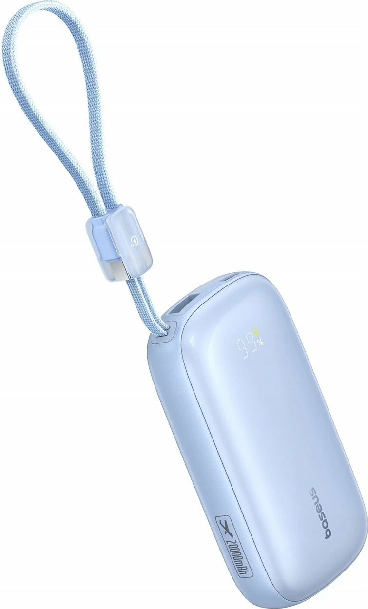 Powerbank Baseus EnerFill FC21 Qpow 3 Ultra 20000mAh 22.5W me ekran, Blu