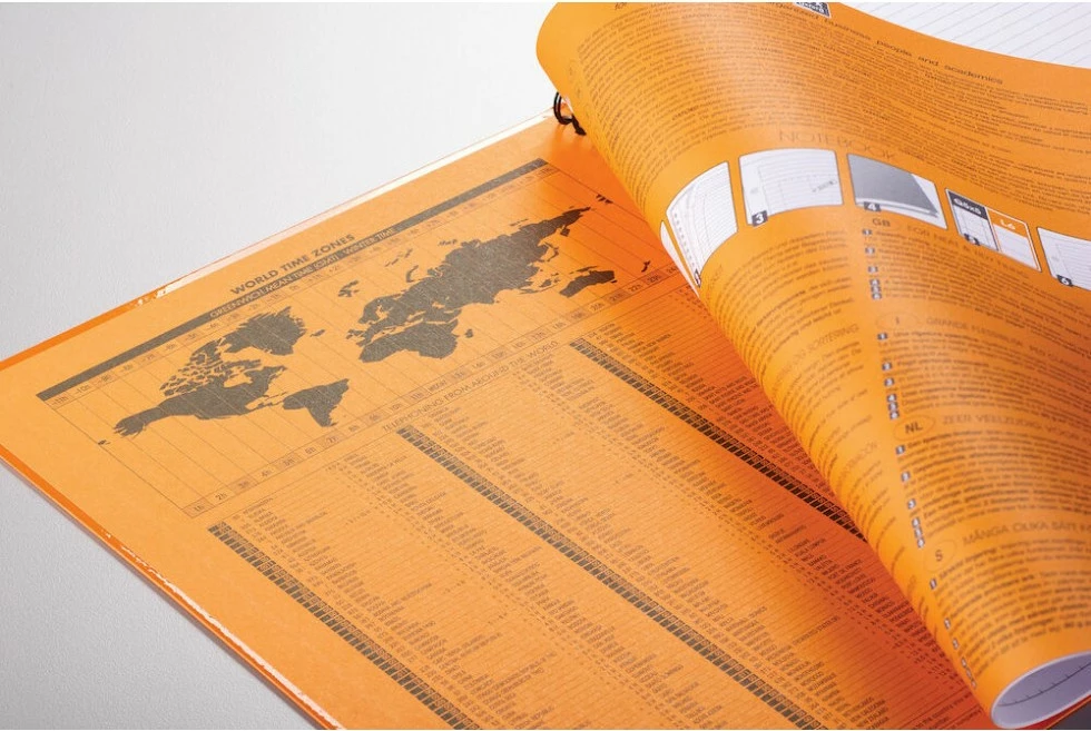 Bllok shënimesh Oxford A4, 80g, portokalli, matt