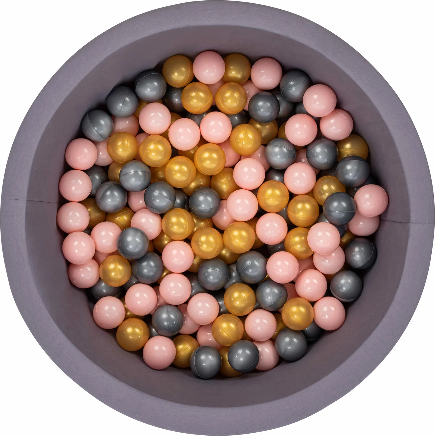 Pishinë me topa për fëmijë, ngjyrë gri, Bubble Pops v10, Evila Originals