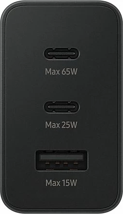 Karikues rrjeti Samsung EP-T6530 65W, 1x USB-A + 2x USB-C, 3A, i zi