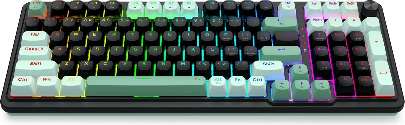 Tastierë Redragon EISA Magnetic K686BG-RGB-M, 96%, RGB, me tela, e zezë