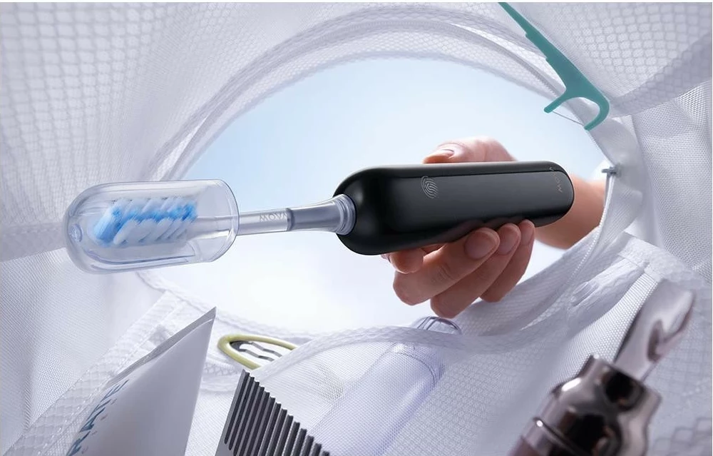 Furçë dhëmbësh sonike Mova MovaFresh, 3 mënyra pastrimi, e zezë