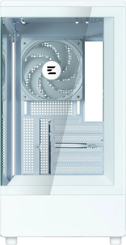 Kasë Zalman P10 White, Mini Tower, Micro ATX, ARGB, Xham i temperuar, Bardhë
