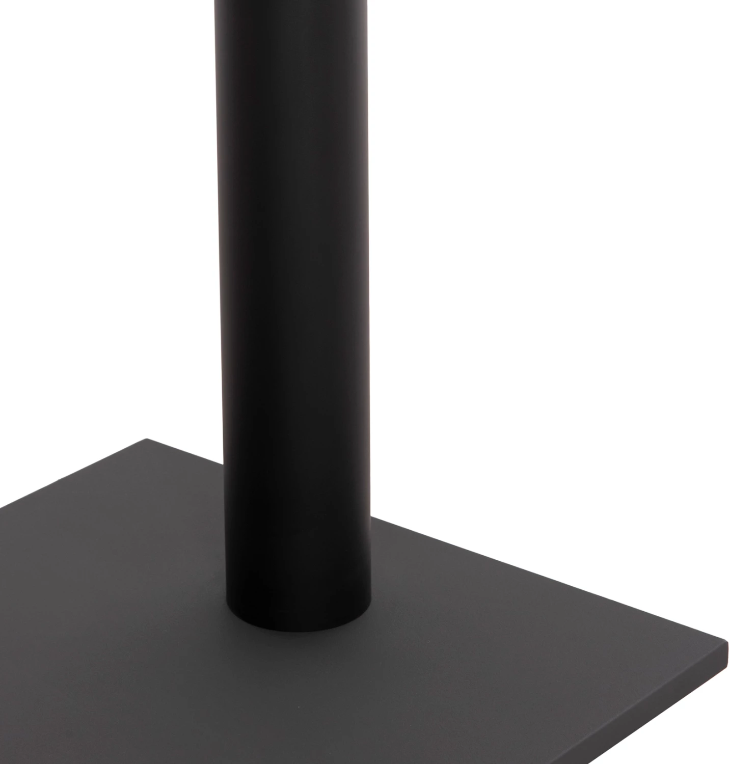 Bazë për tavolinë bar, dy këmbë, metal, ngjyrë e zezë, 80x40x108H cm