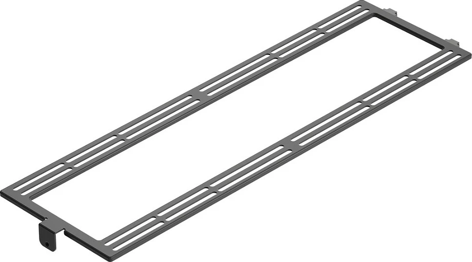 Mbajtëse poshtme ventilatorësh për kasë HAVN HS 420, 420mm, e zezë