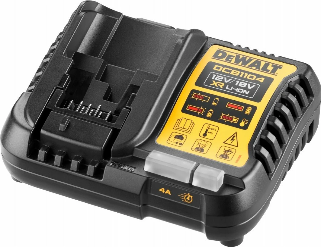 Set karikues Dewalt DCB1104P2, DCB1104 + 2x bateri XR Li-Ion 18V 5Ah DCB184 (set 3 copë)