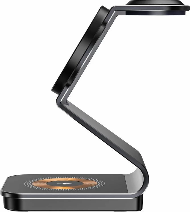 Karikues induktiv 3-në-1 Tech-Protect QI15W-A29 me MagSafe, për smartphone, Apple Watch dhe AirPods, i zi