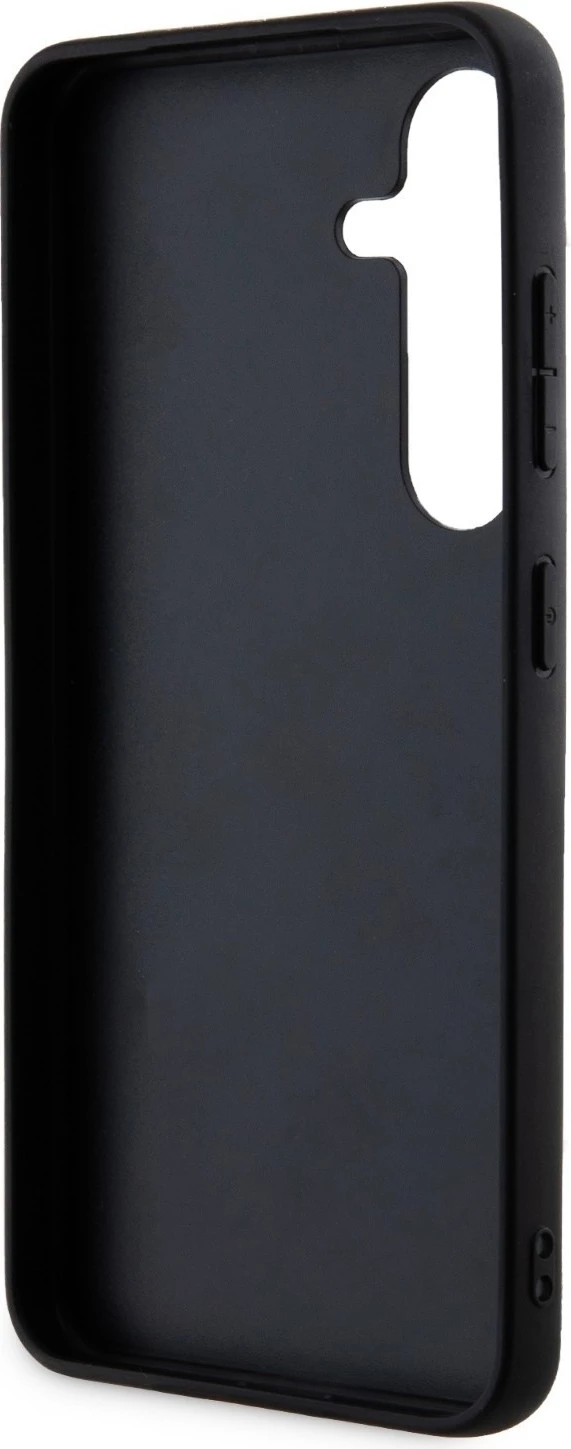 Mbështjellës Karl Lagerfeld Fixed Glitter Ikonik për Samsung Galaxy A35, argjendtë