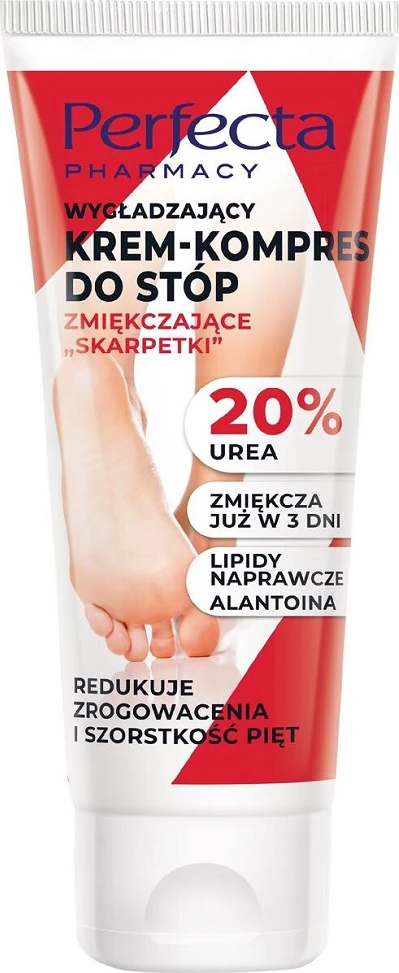 Krem për këmbë Perfecta Smoothing Foot Cream-Compress Softening Socks për femra, 80ml