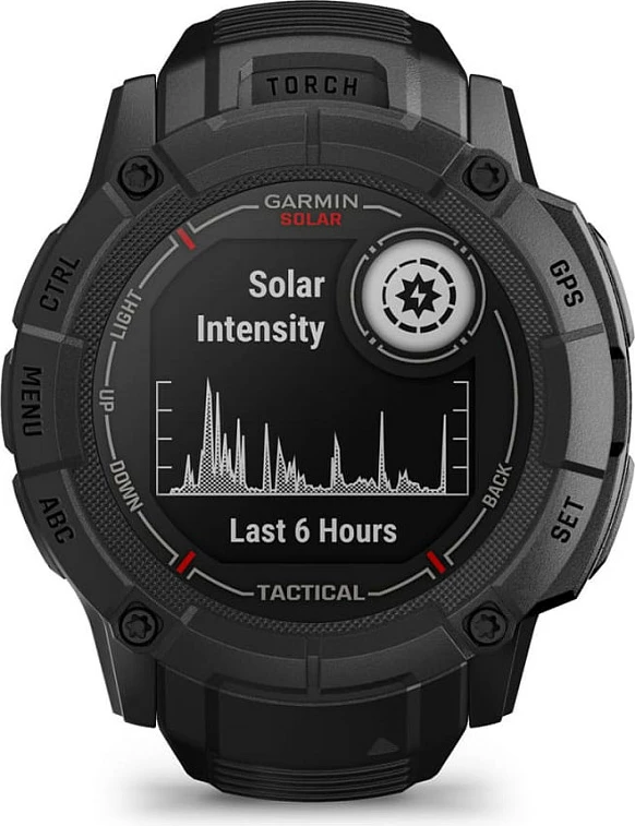 Smartwatch Garmin Instinct 2X Solar Tactical Edition, 1.1" MIP, GPS, 50 mm, e zezë