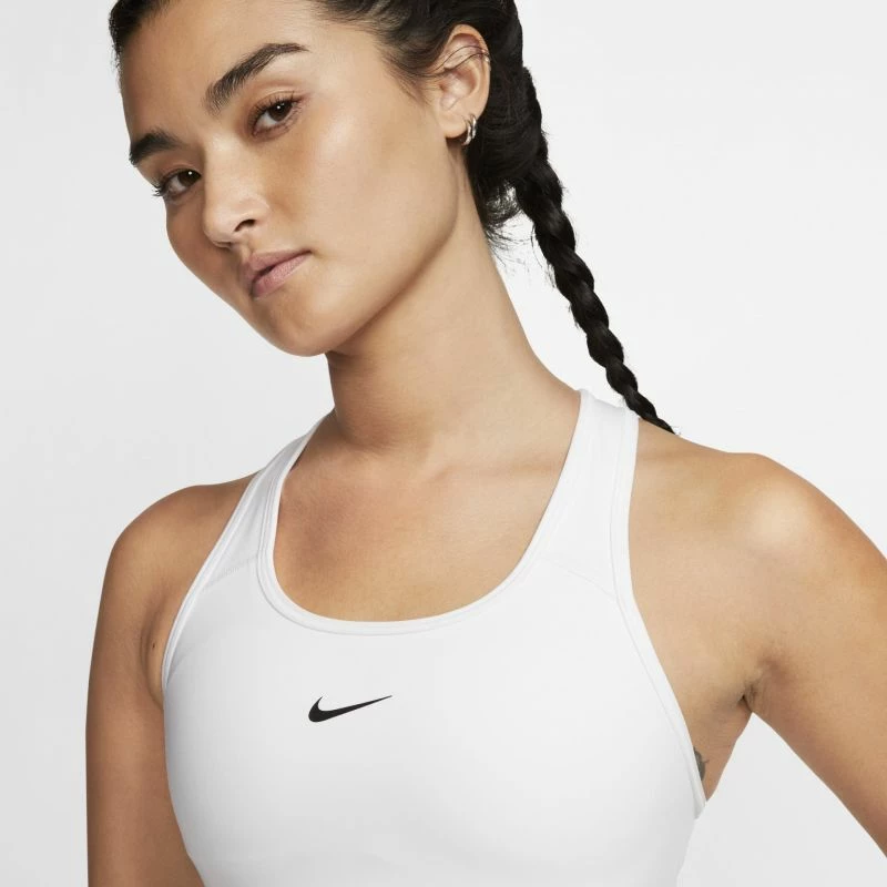 Bra sportiv Nike për femra, të bardhë