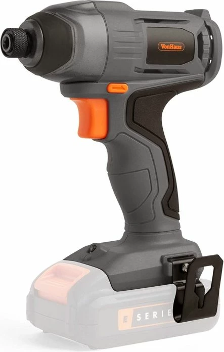 Vidhues goditës pa kabllo VONHAUS E-Series MPN 3500167, 18V 100Nm 1/4\", pa bateri/karikues, gri/zi