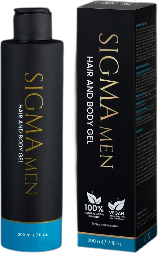 Xhel për trup dhe flokë Sigma Men Versatile Hair and Body Elixir Gel për meshkuj 200ml