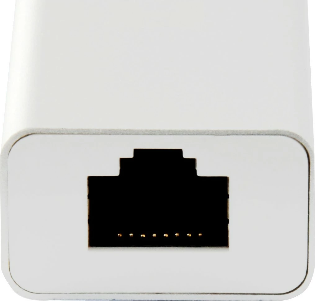Adapter rrjeti LevelOne Gigabit USB-C, i lidhur, USB Type-C, Ethernet, 1000 Mbit/s, argjendtë, bardhë