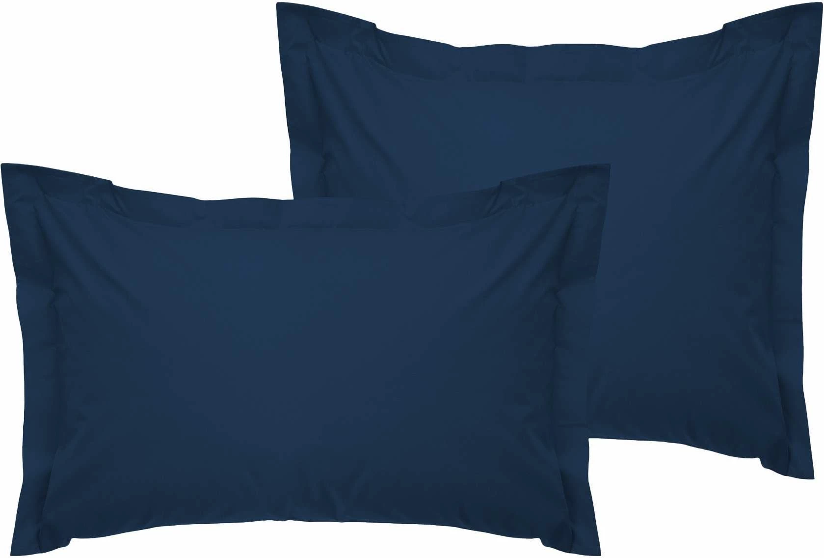 Set jastëkësh Oxford satin, 2 copë, ngjyrë blu petrol, L'essentiel