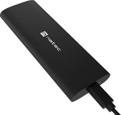 Kasë NATEC NKZ-2286 për SSD M.2, USB Type-C, e zezë