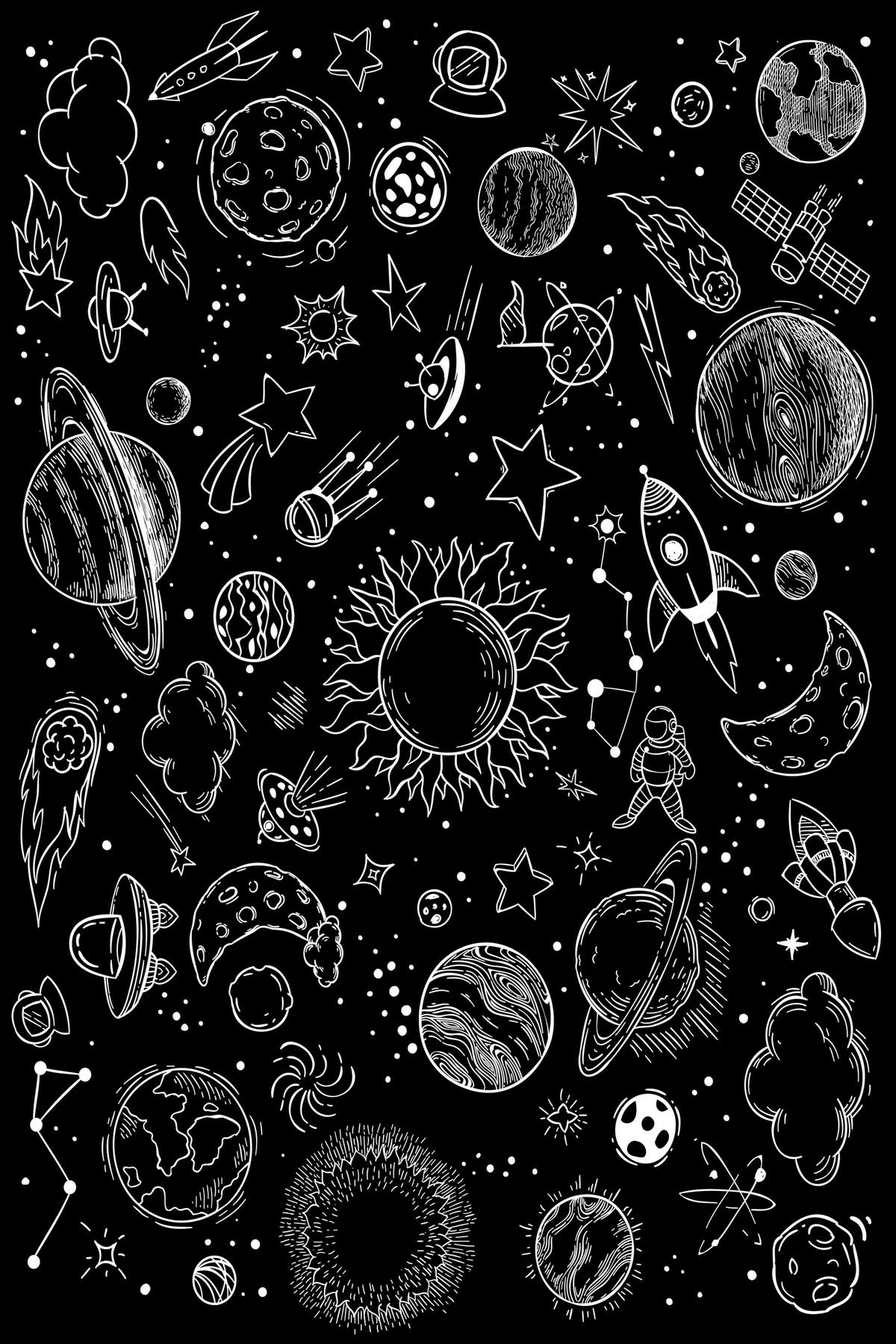 Qilim multingjyrësh, dizajn hapësinor, 60x100cm, HMNT488