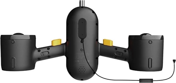 Skuter nënujor Geneinno S2, i zi dhe i verdhë