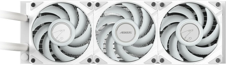 Ftohës uji Gigabyte AORUS WATERFORCE II 360 ICE, 3x120mm ARGB, i bardhë