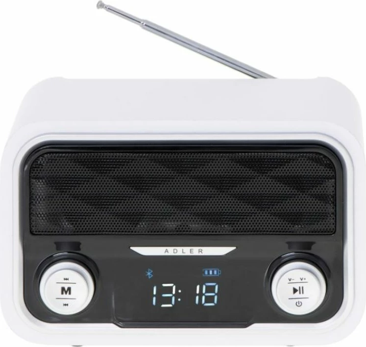 Radio Bluetooth Adler AD 1185, e bardhë