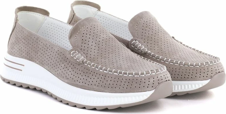 Mokasina lëkure për femra Jezzi 9793, fango