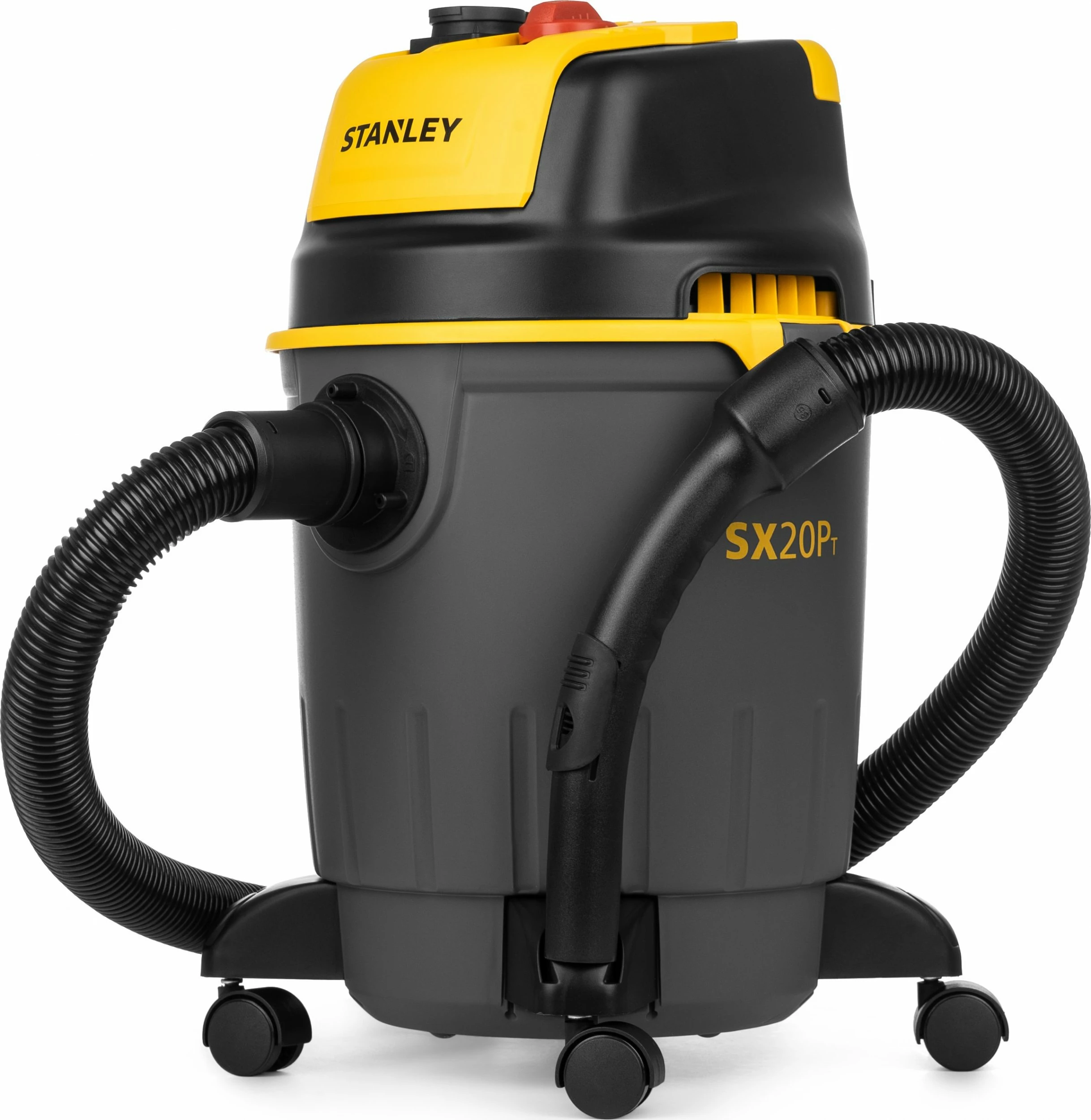 Fshesë me korrent industriale Stanley SXVC20PTE 20 L 1200 W me filtër HEPA, gri/verdhe, set me aksesorë