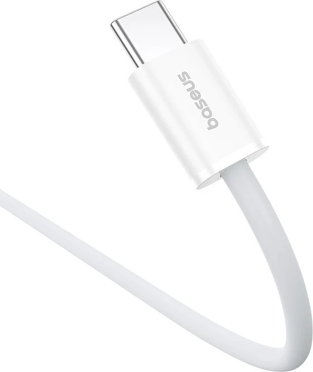 Kabllo USB C në USB C Baseus Superior, 2 m, 30 W, Bardhë