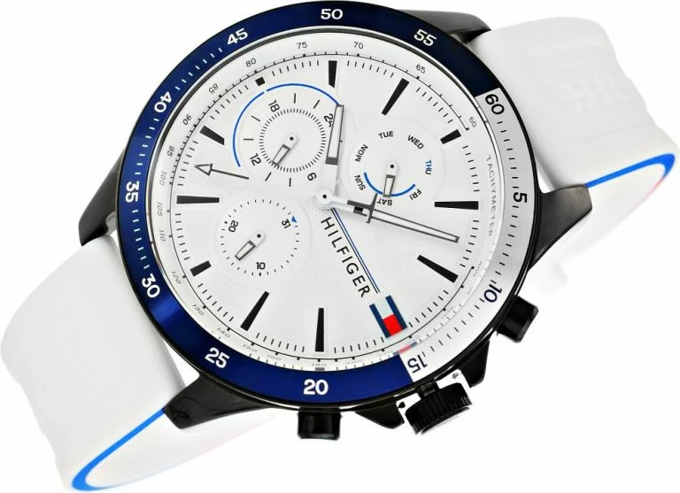 Orë dore meshkuj Tommy Hilfiger 1791723, e bardhë