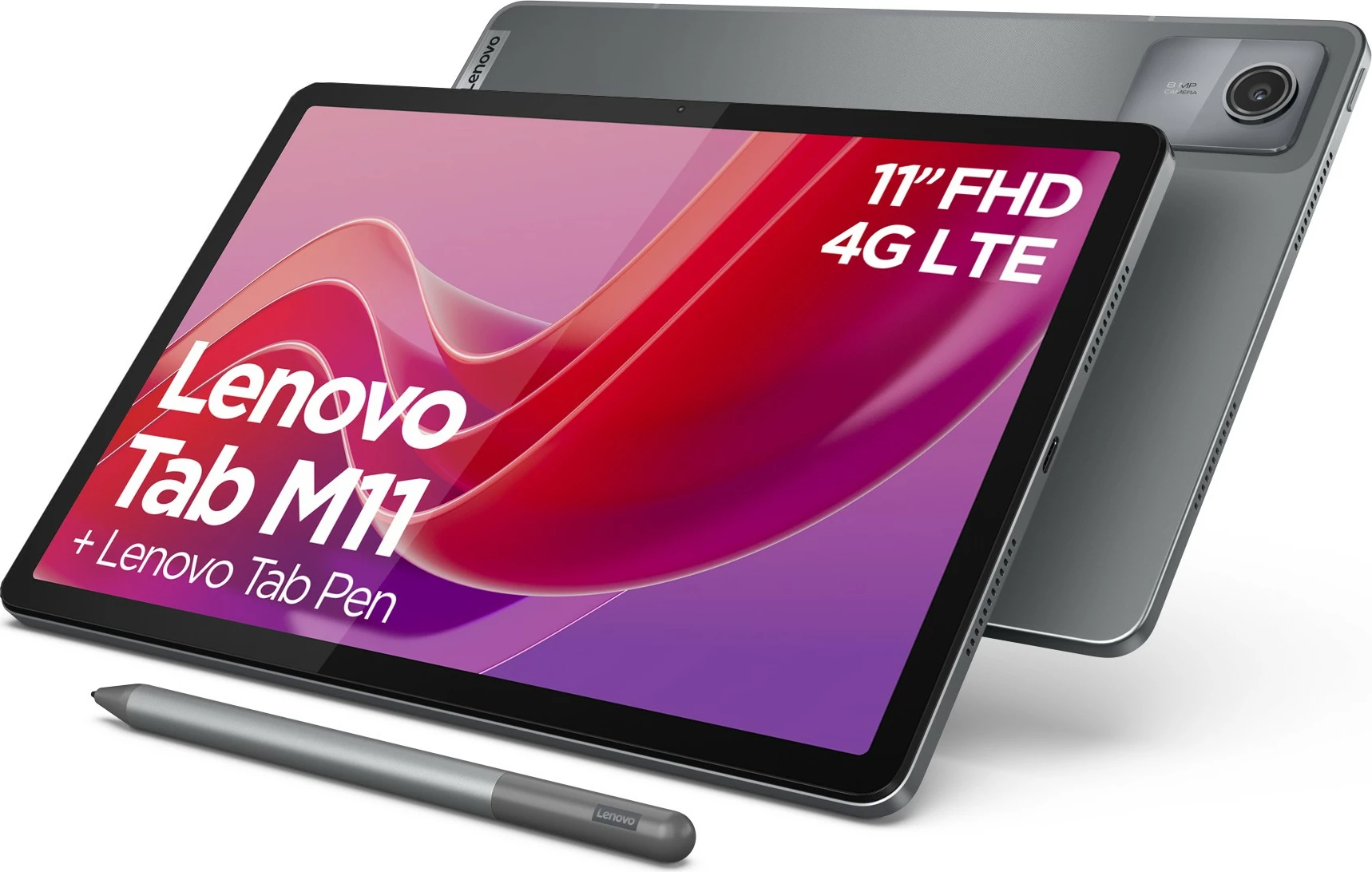 Tablet Lenovo Tab M11 G88, 4GB RAM, 128GB, LTE, me Pen, gri