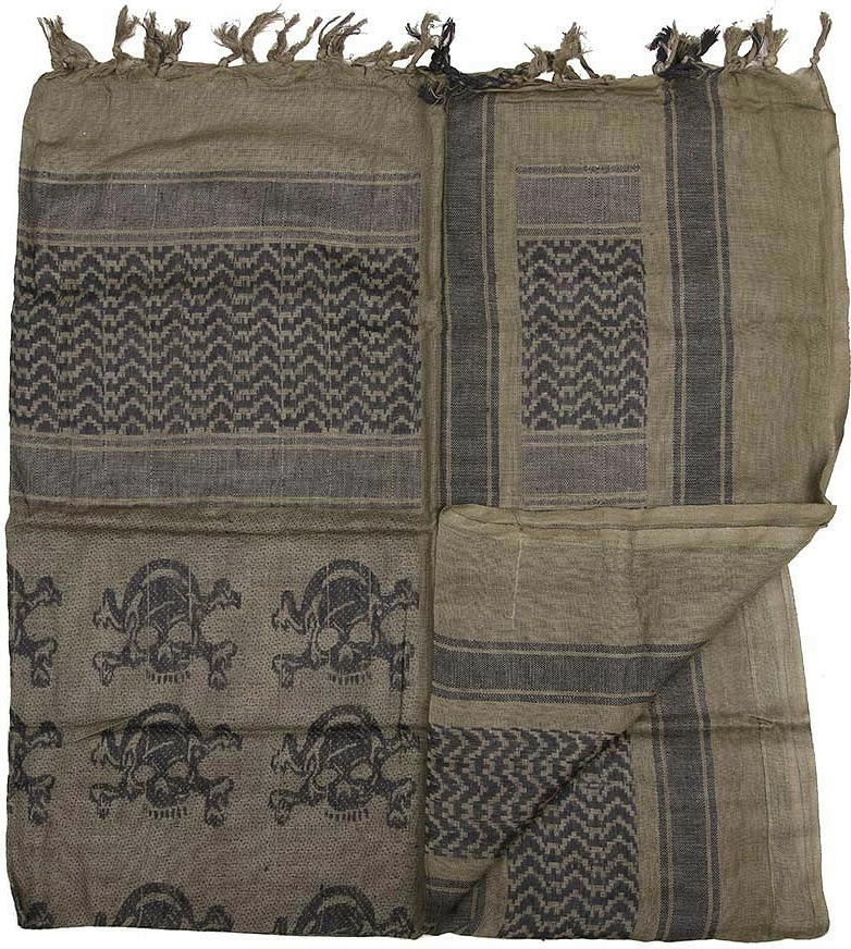 Shallë 101 INC PLO scarf skull bones