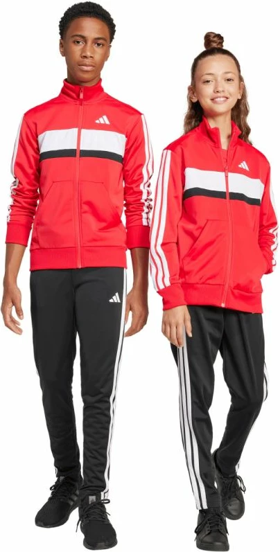 Trenerka për fëmijë adidas, e kuqe dhe e zezë [Madhësia: 176 cm]