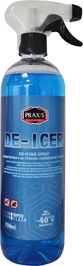 Shkrirës i akullit në xhama të veturës, 750 ml