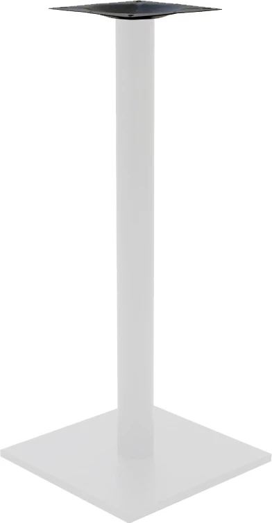 Këmbë tavoline për bar, metalike, e bardhë-e zezë, Staid, 40x40x94cm
