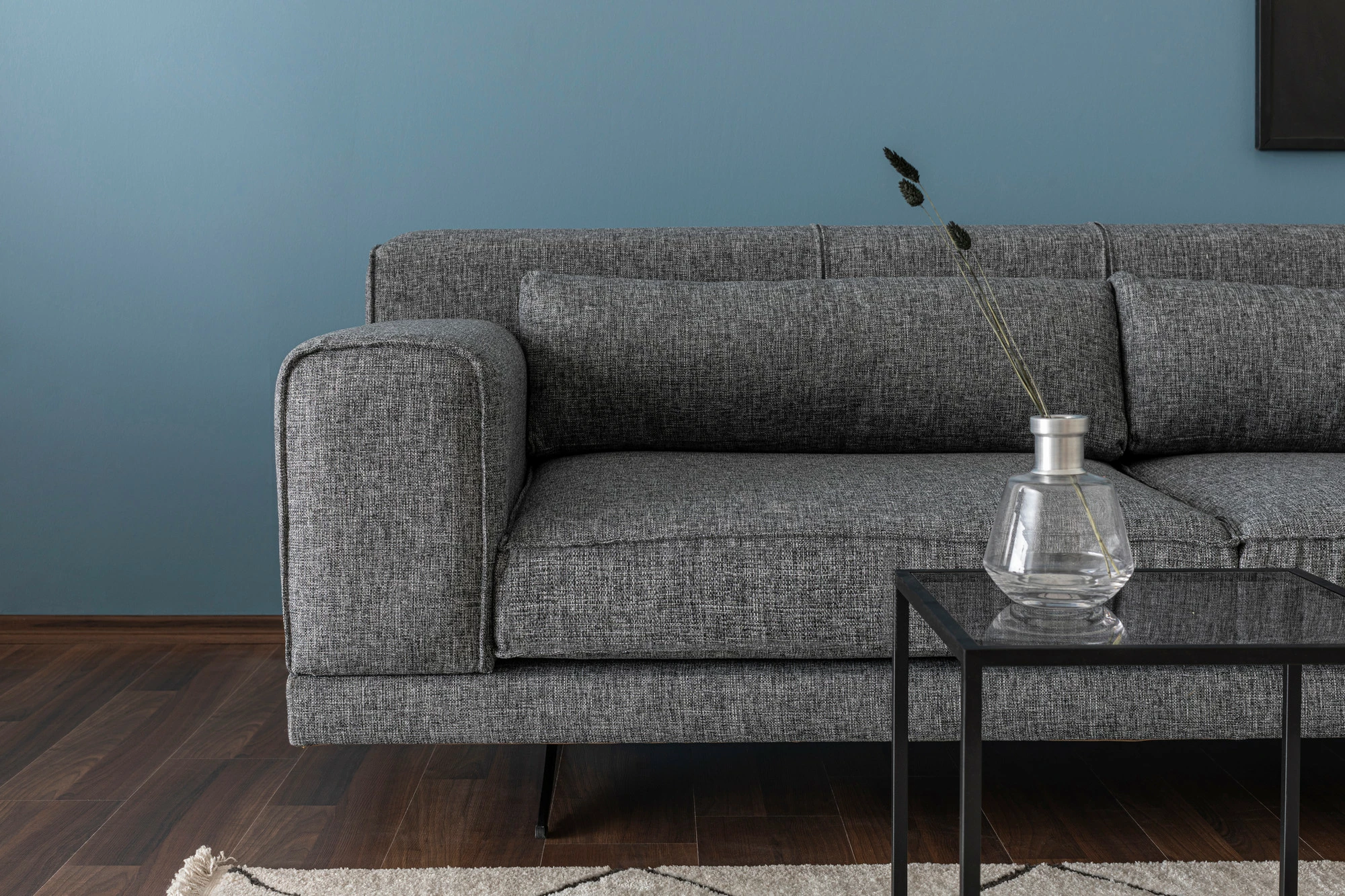 Këndollëse Jivago, kënd i djathtë, ngjyrë gri, Atelier del Sofa