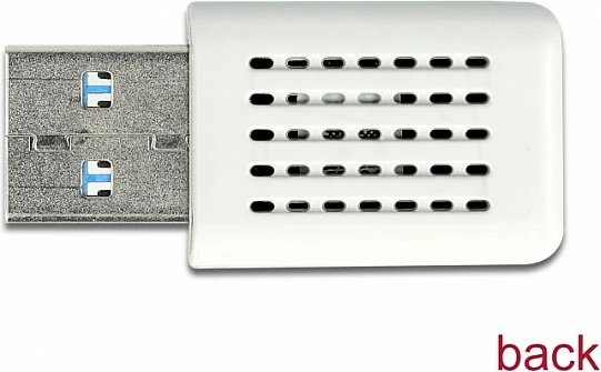 Adapter WiFi USB DeLOCK Dual Band AC867+N300, USB 3.2 Gen 1, i bardhë