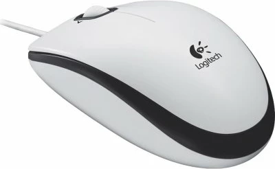 Maus Logitech B100 - USB, i bardhë thumbnail 2