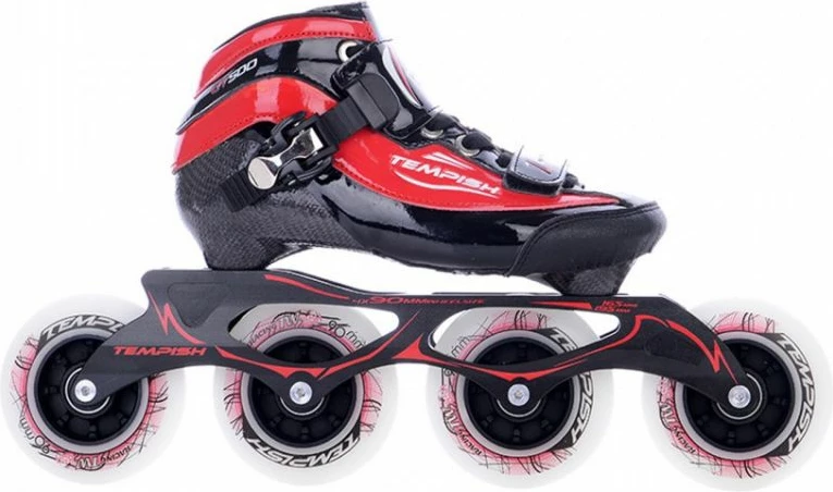 Atlete për shpejtësi Tempish GT 500/90, të zeza dhe të kuqe