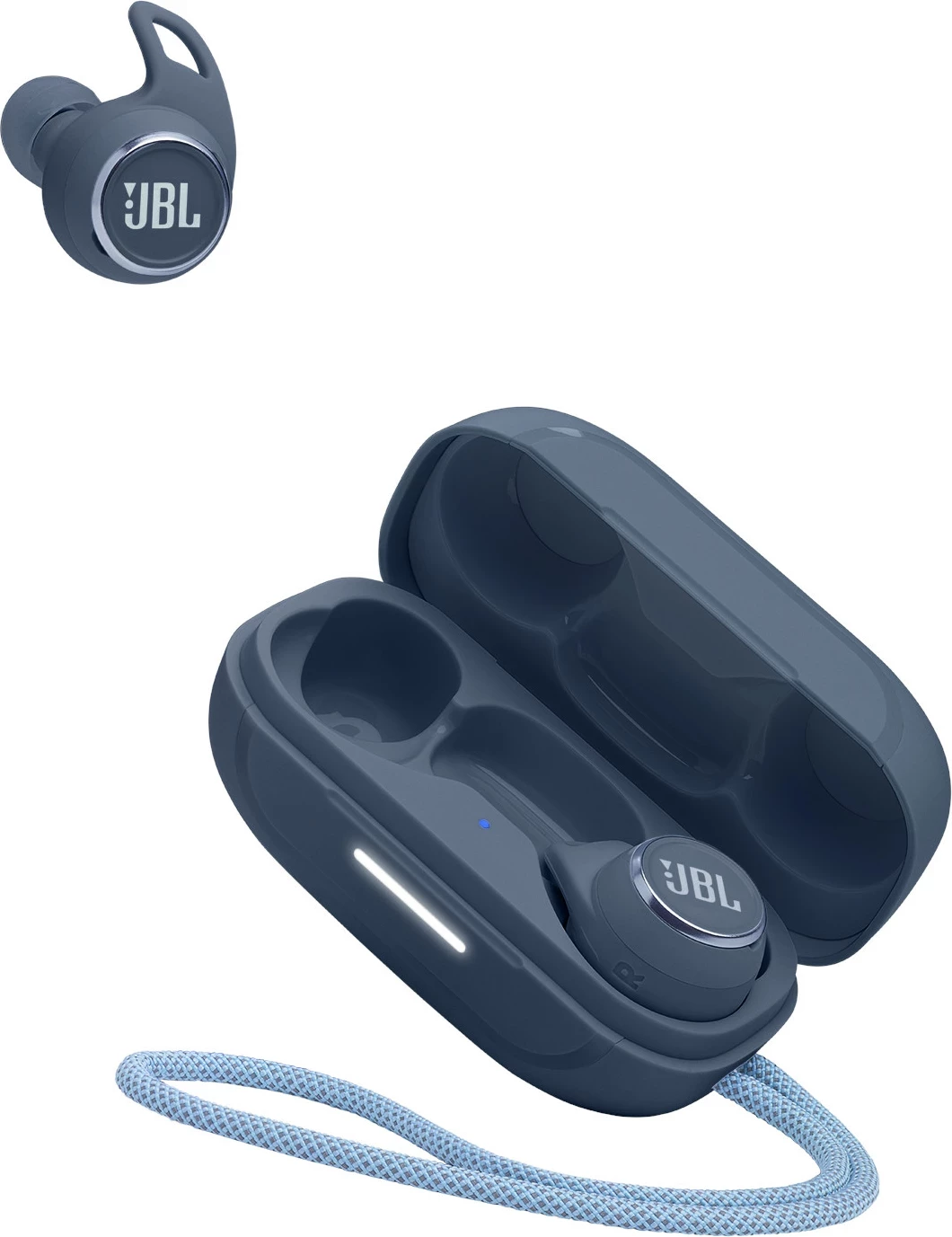 Kufje JBL Reflect Aero TWS, True Wireless, ANC, IP68, 24 orë bateri, Blu