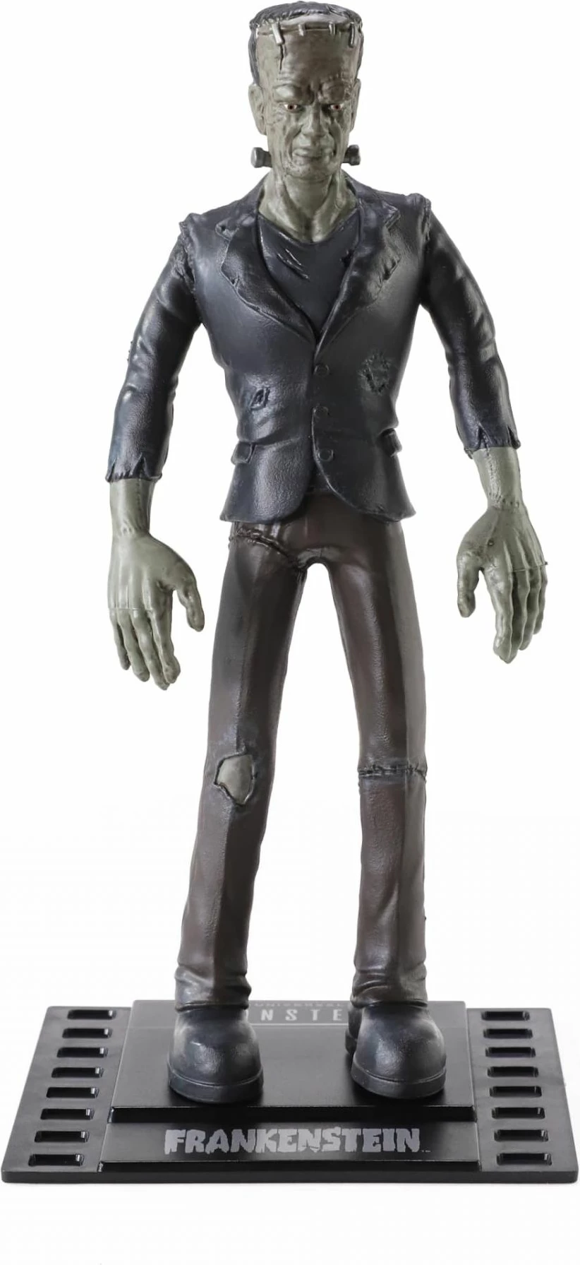 Figurinë NOBLE COLLECTION Bendyfig Universal Monsters Frankenstein 19 cm e përkulshme me stendë