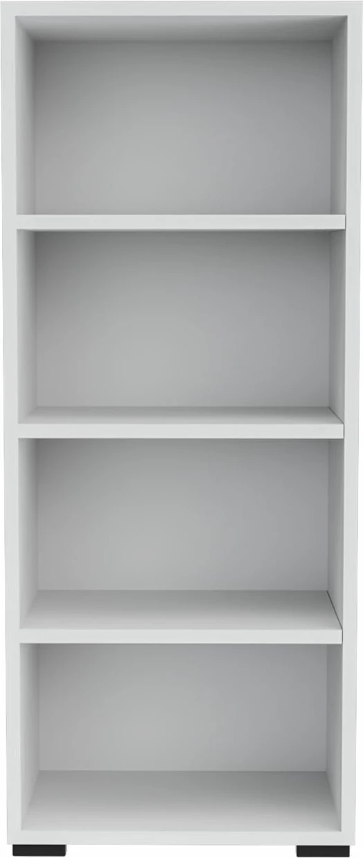 Raft librash, ngjyrë e bardhë, Hanah Home, xham