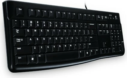 Tastierë Logitech K120, Full-size, Wired, USB, E zezë