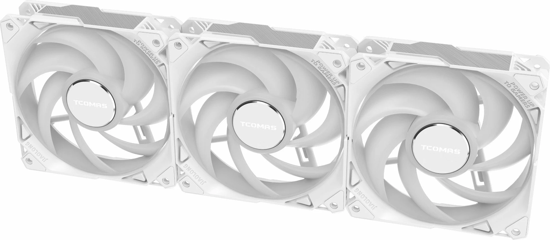 Ventilator kasë PC Tcomas FA200 120mm PWM ARGB, 3-pack, i bardhë