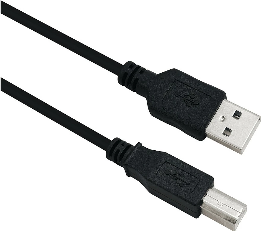 Kabllo USB Helos 288306, USB-A në USB-B, 3m, USB 2.0, e zezë