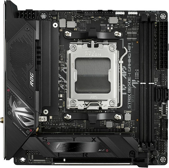 Pllakë amë ASUS ROG STRIX B650E-I GAMING WIFI, AMD, Socket AM5, DDR5, 64 GB, e zezë