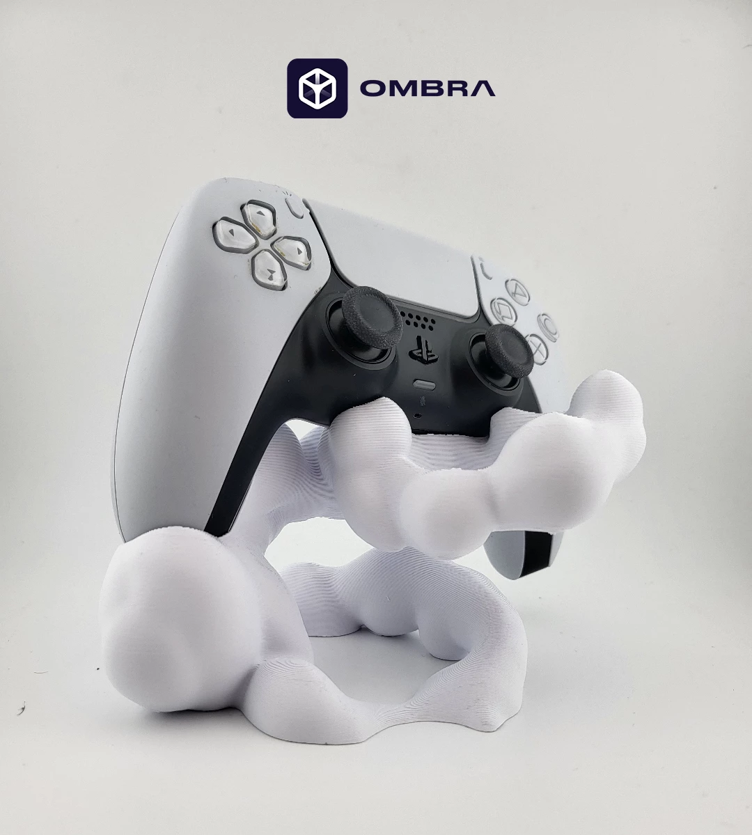 PS5 Controller Abstrakt Stand, e bardhë