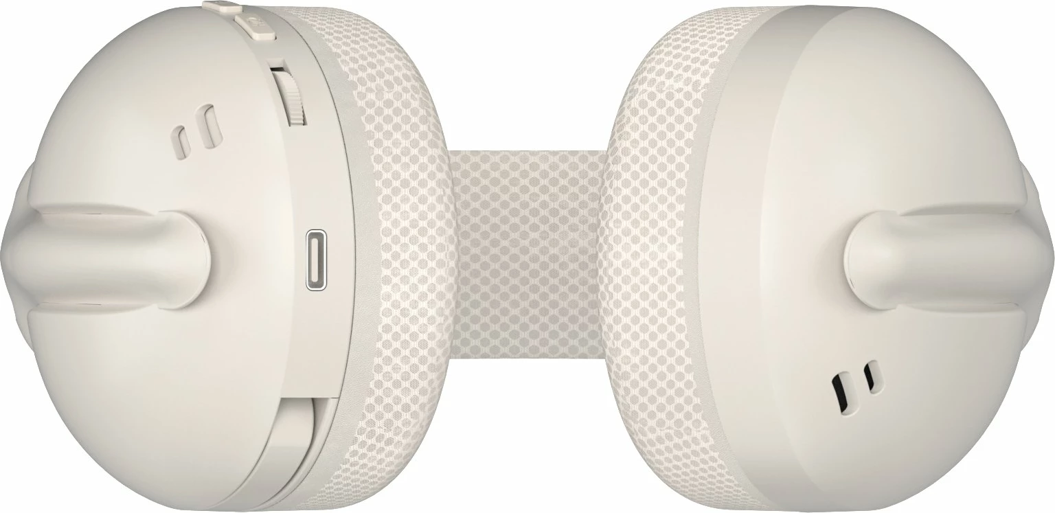 Kufje Aula S6 AUS6-C wireless Bluetooth/2.4G/USB-C, on-ear, mikrofon i integrum, 22h bateri, beige