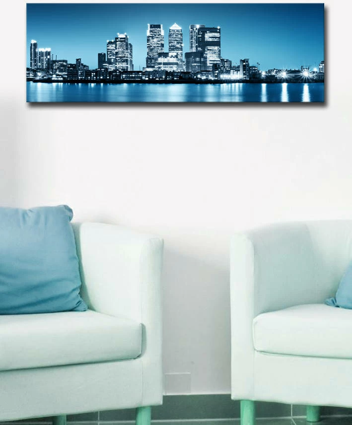 Pikturë dekorative me drita LED, shumëngjyrëshe, 30x90cm, 3090DACT-4